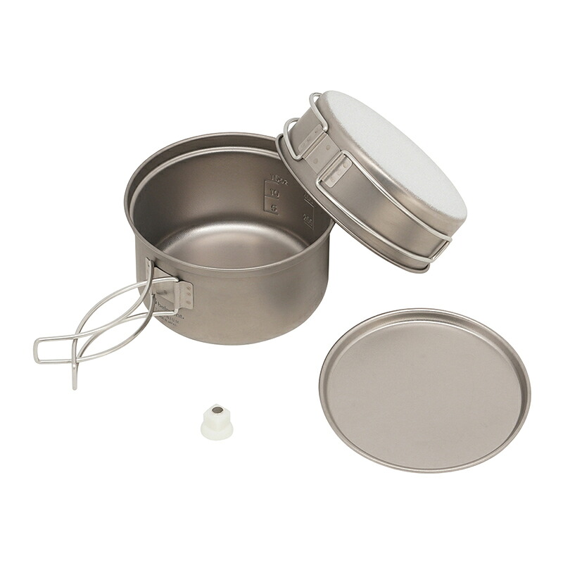 ベルモント(Belmont) チタントレールクッカー 650 軽銀溶射 650ml BM584