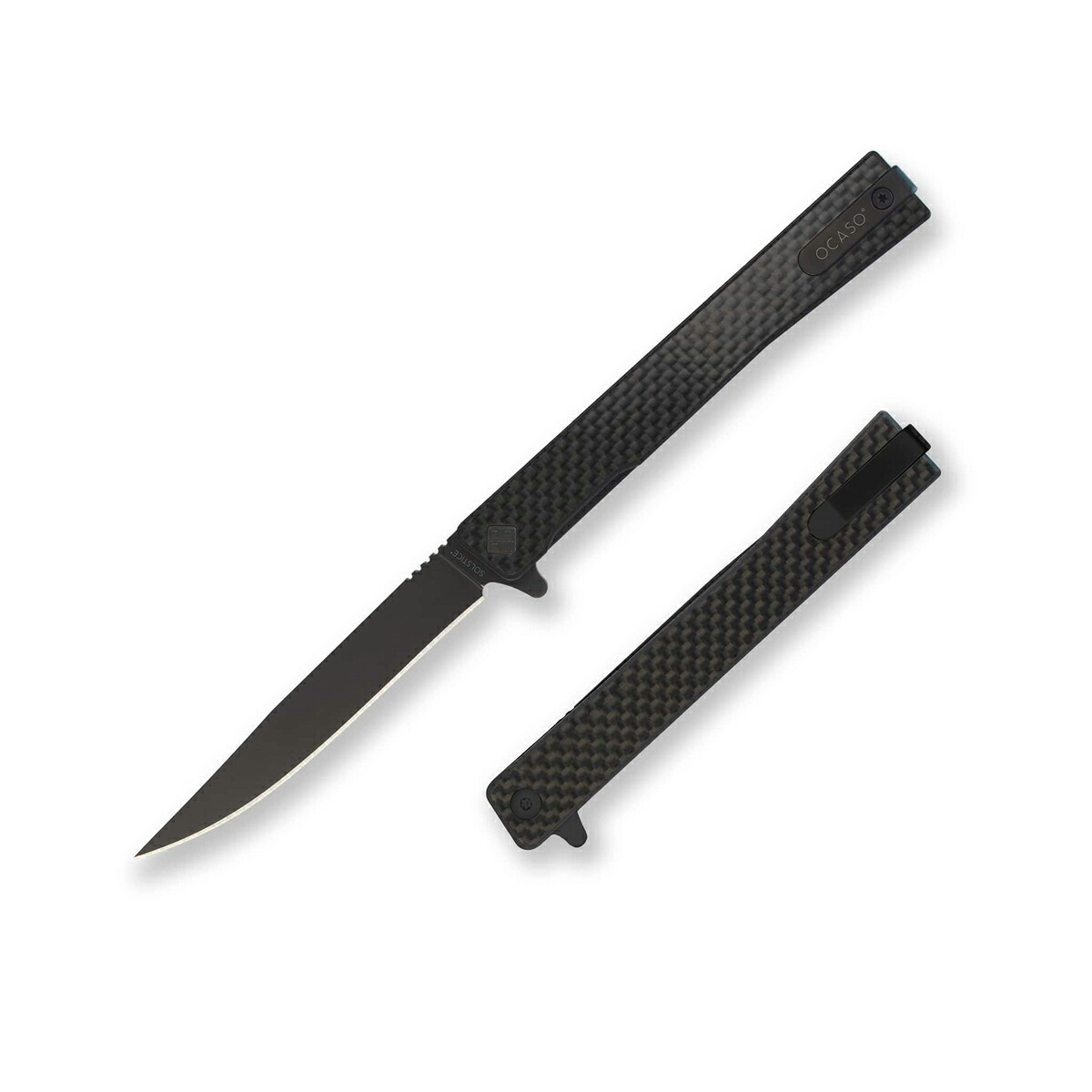 OCASO(オカソ) The SOLTICE ソルティス 引っ切りない 黒いことPVD カーボンファイバーハンドル 10CFB