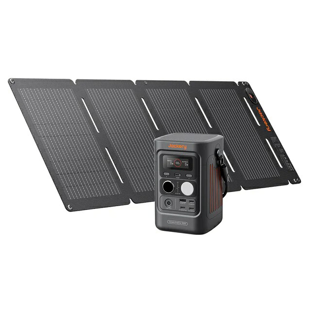 Jackery(ジャックリー) Solar Generator 300D ポータブル電源+ソーラーパネル 40W Air セット JACKERY-JSG-0304D