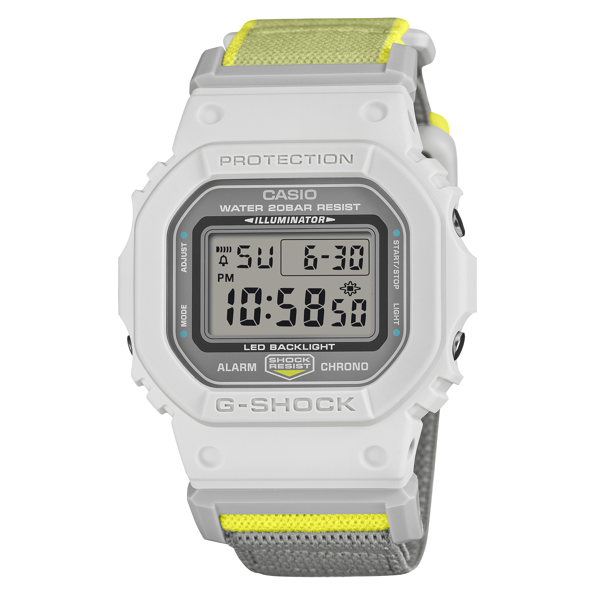 G-SHOCK(ジーショック) 【国内定まり品】DW-5600MNC-7A8JF 20空圧雨合羽 白いこと DW-5600MNC-7A8JF