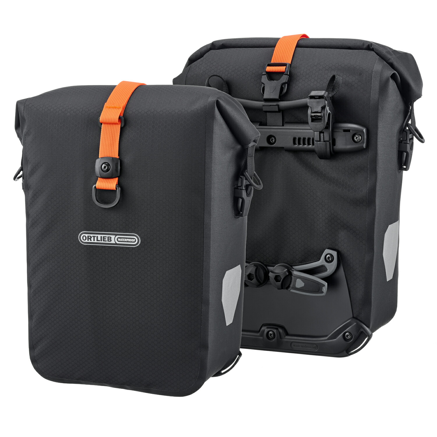 ORTLIEB(オルトリーブ) 【正規品】グラベルパック QL2.2 サイクルバッグ バイクパッキング 防水 29L(ペア) ブラックマット OR-F9996