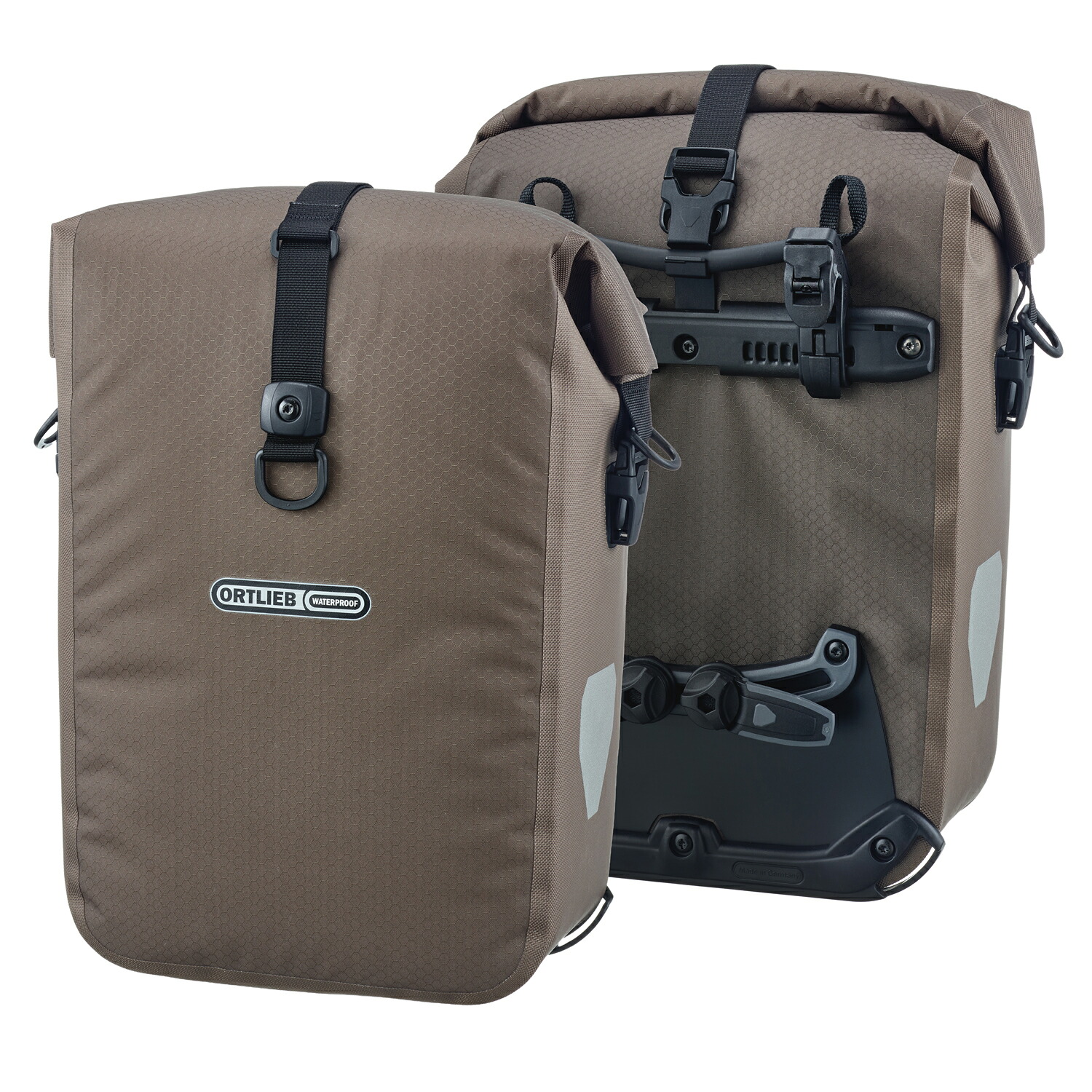 ORTLIEB(オルトリーブ) 【正規品】グラベルパック QL2.2 サイクルバッグ バイクパッキング 防水 29L(ペア) ダークサンド OR-F9997|ナチュラム キャンプ専門店