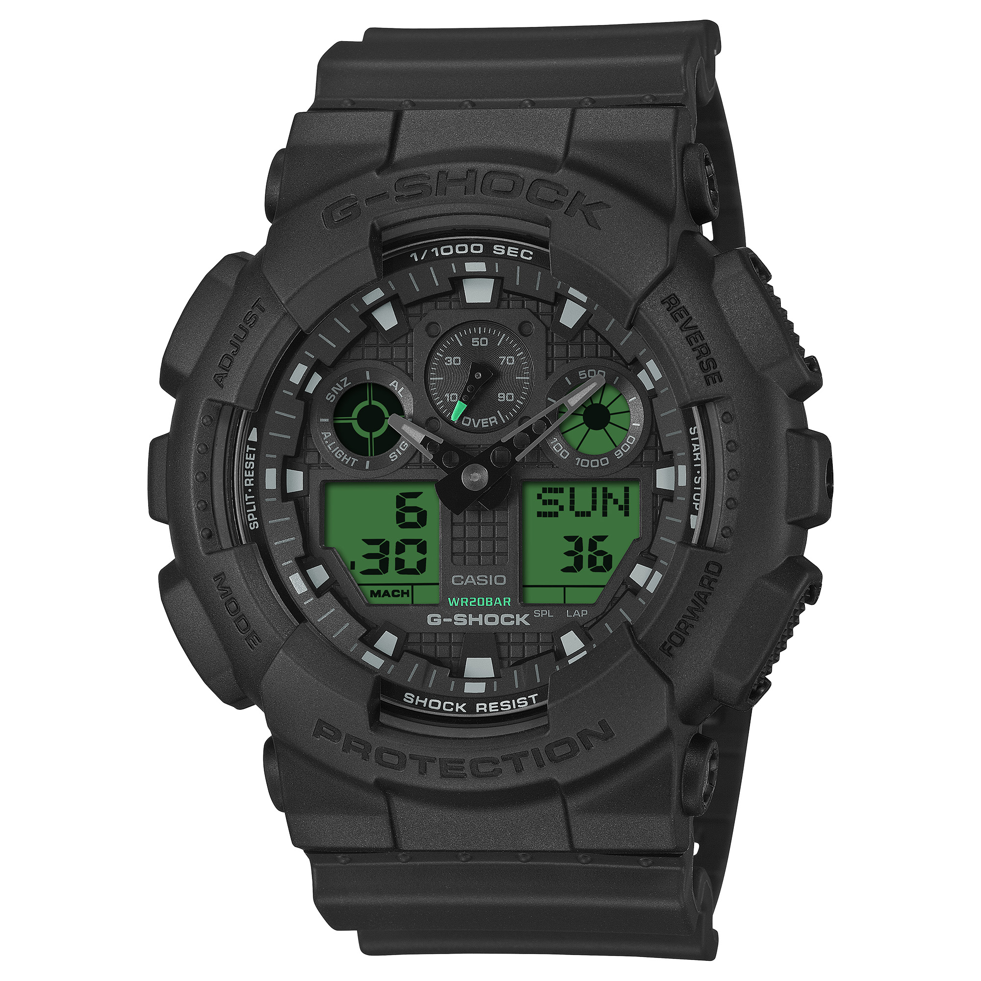 G-SHOCK(ジーショック) 【国内置き目品】GA-100BEG-1AJF 20空圧雨合羽 黒いこと GA-100BEG-1AJF