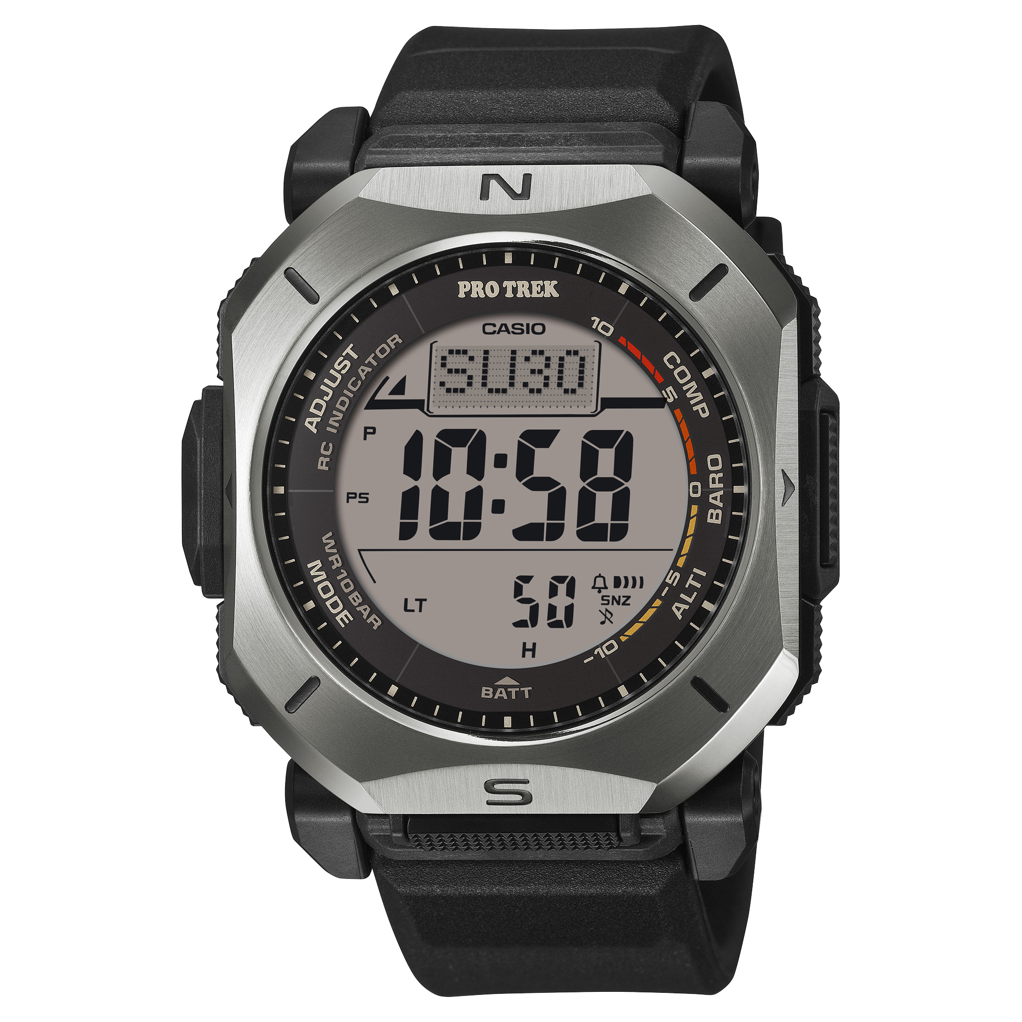 PROTREK(プロトレック) 【国内置き目品】PRW-69Y-1JF 10空圧雨合羽 黒いこと PRW-69Y-1JF