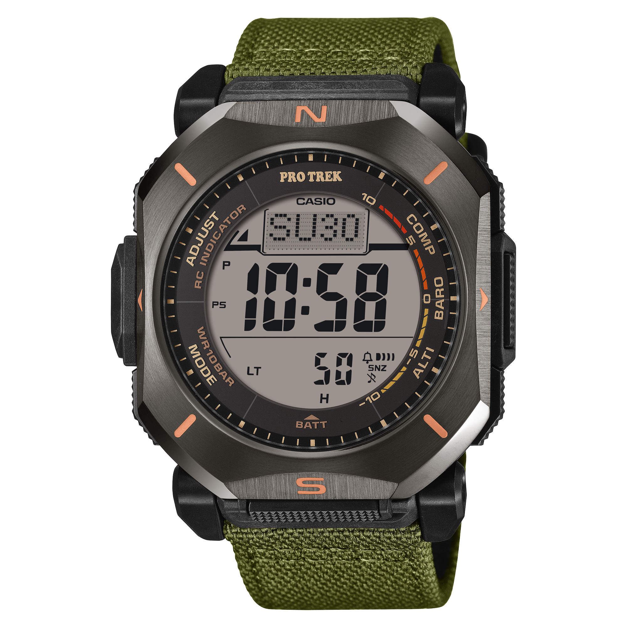 PROTREK(プロトレック) 【国内置き目品】PRW-69YB-3JF 10空圧雨合羽 黒いこと PRW-69YB-3JF
