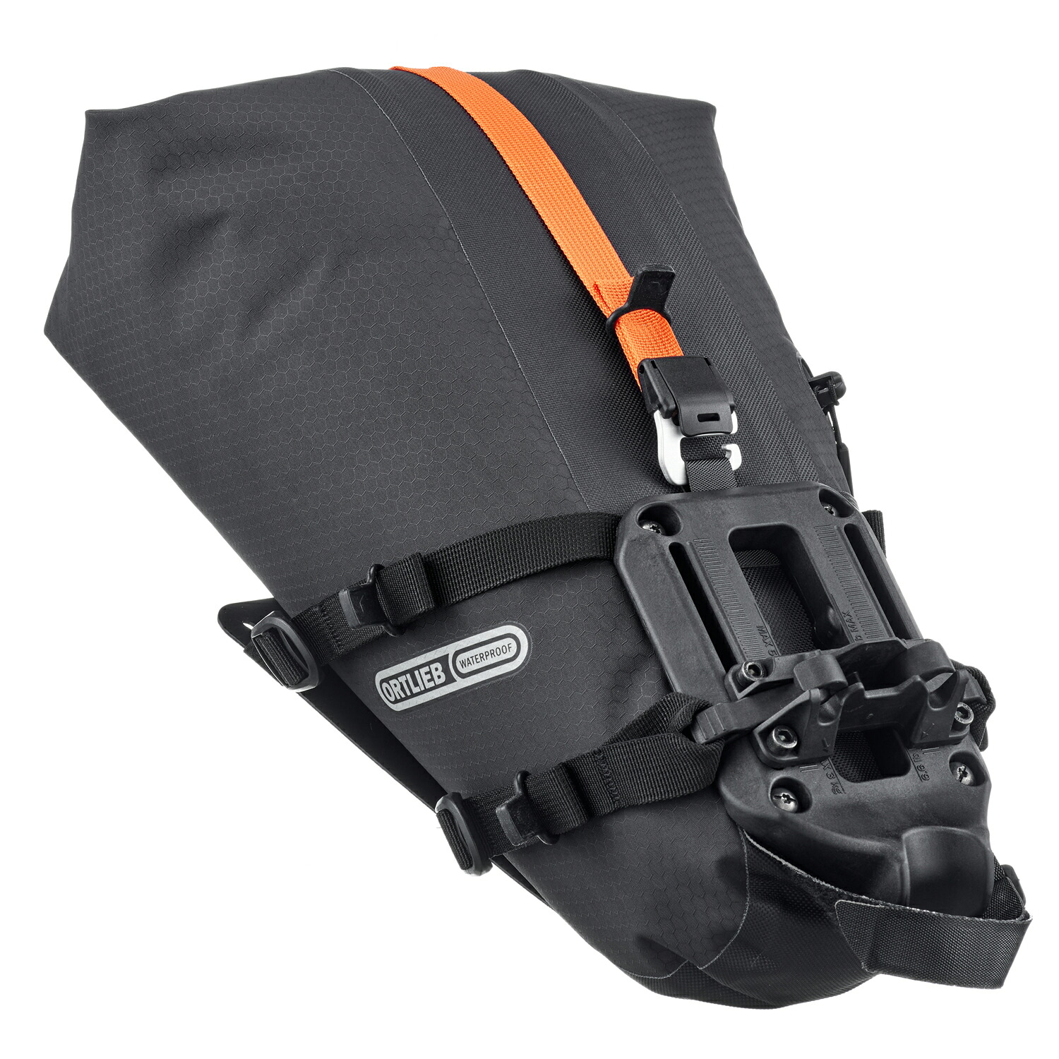 ORTLIEB(オルトリーブ) 【正規品】シートパック QR バイクパッキング サドルバッグ 7.5L ブラックマット OR-F9906｜ナチュラム キャンプ専門店