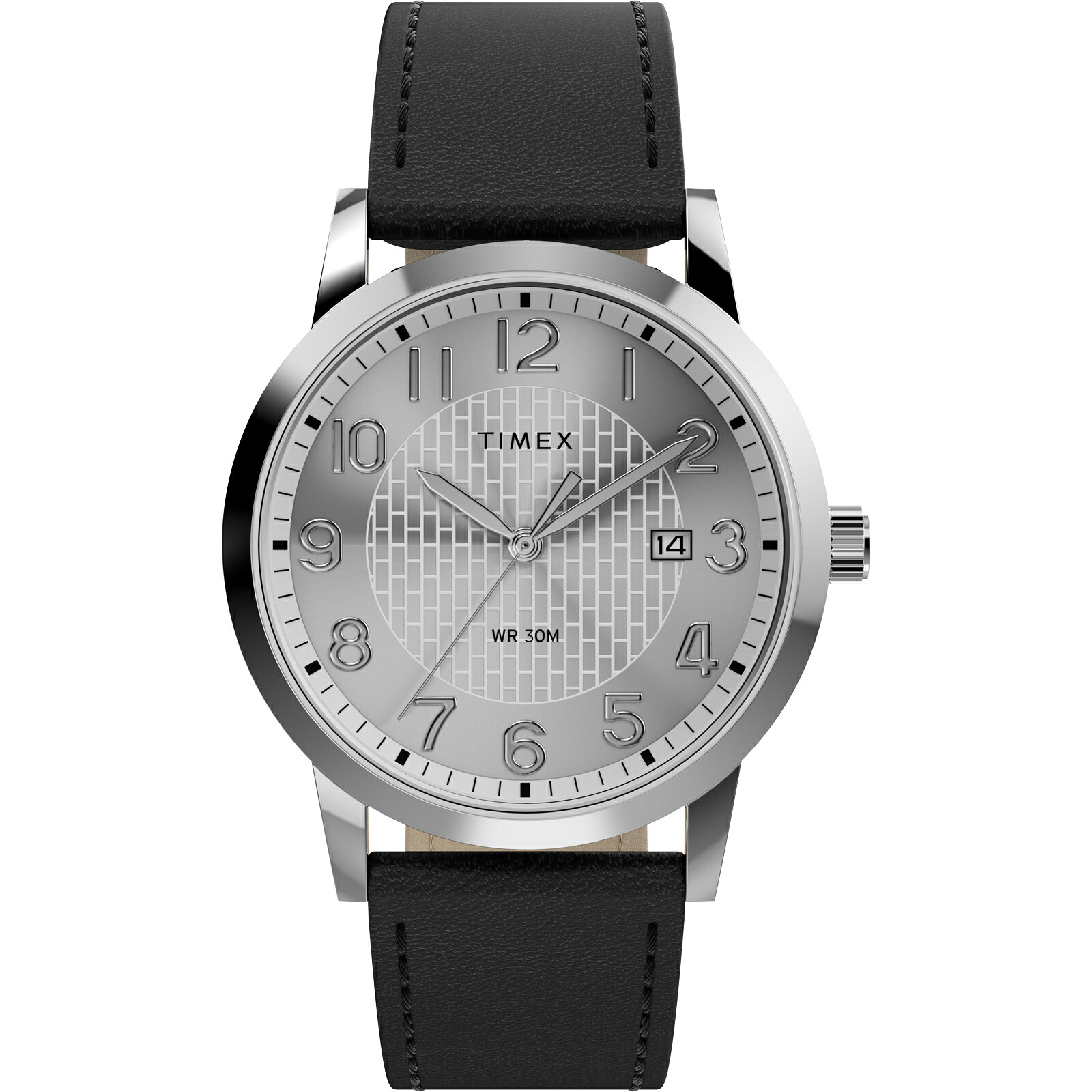 TIMEX(タイメックス) 【国内正規品】メインストリート 38mm ブラック/合金/シルバー TW2Y67300|ナチュラム キャンプ専門店