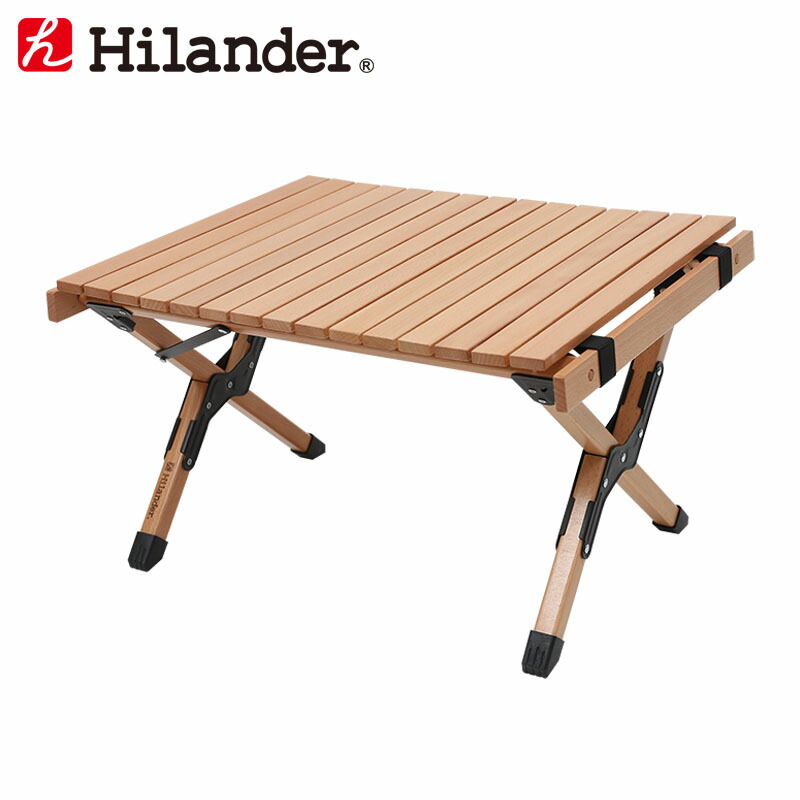 楽天市場】Hilander(ハイランダー) ウッドロールトップテーブル2 90 ...