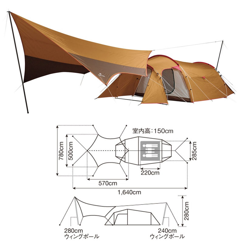 楽天市場】スノーピーク snow peak エントリーパック TT用マット