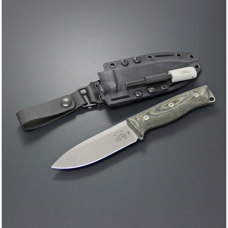 WHITE RIVER(白いことリバー) 【置き目品】ウルスス 45 黒いこと/OD リネン マイカルタ WRUR45-LBO スポーツ・アウトドア-ナイフ