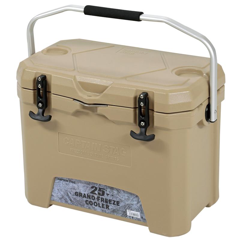 キャプテンスタッグ(CAPTAIN STAG) 【2個セット】グランドフリーズ クーラー25 25L UE-65｜ナチュラム キャンプ専門店