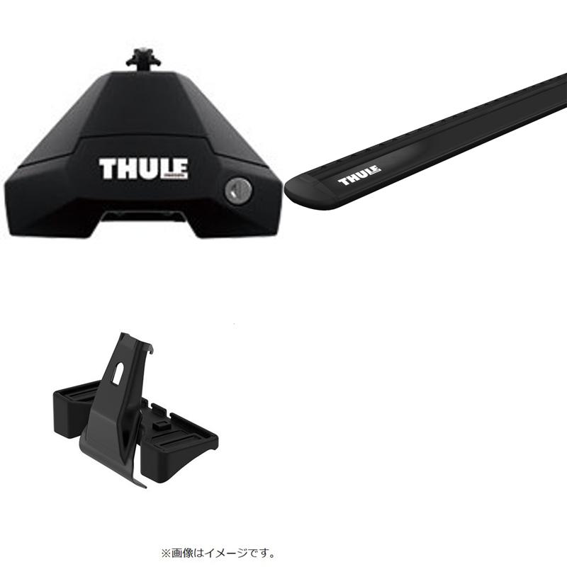 Thule(スーリー) トヨタ アルファード(AGH3/GGH3)用 ウイングバーEVOセット H27/1～ ブラック TH7105+TH7115B+5194