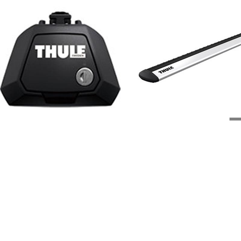 Thule(スーリー) スバル アウトバック(レール付X-BREAK)用 ウイングバーEVOセット R3/10～ シルバー TH710410+TH7113