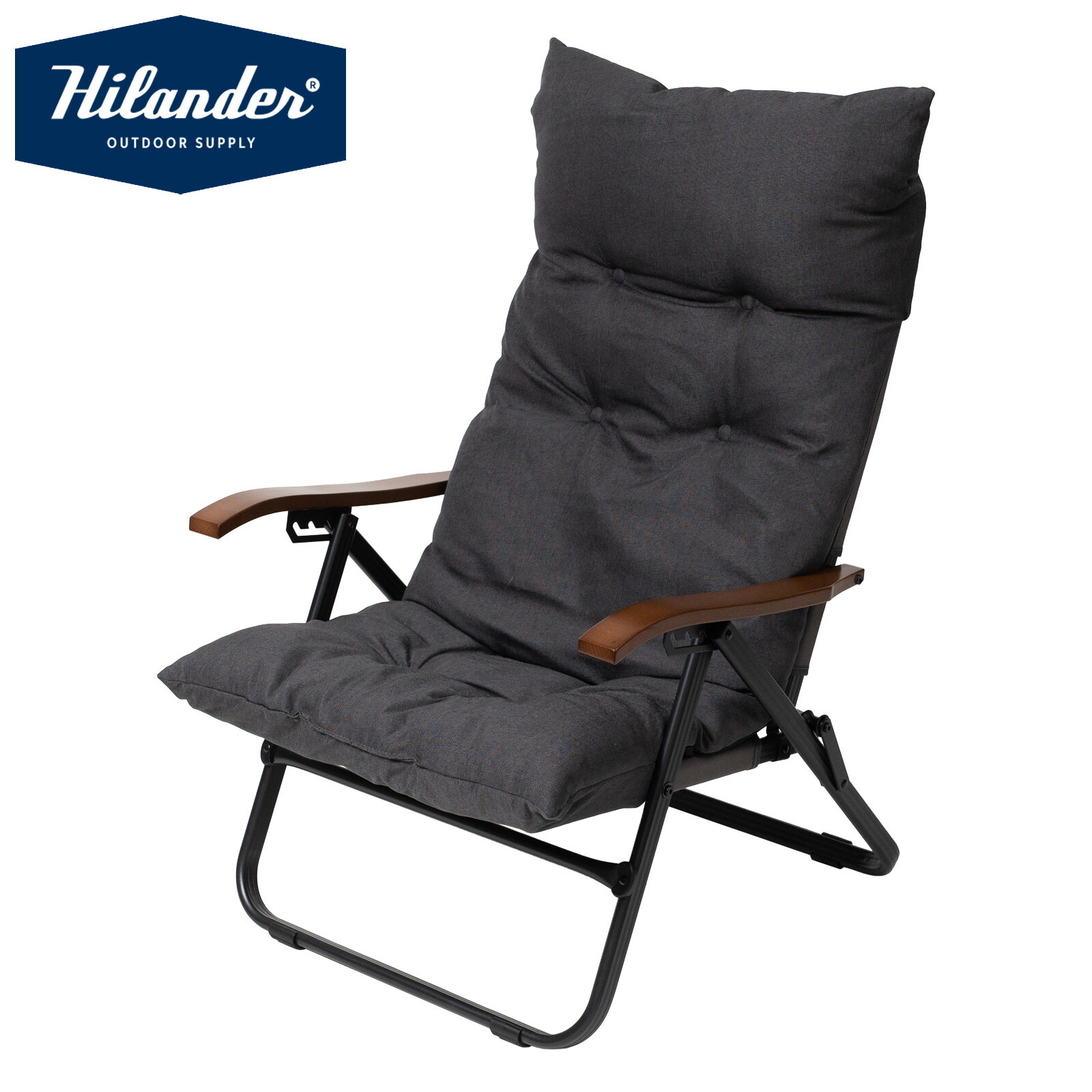 Hilander(ハイランダー) 【お得なセット】クライマックスローチェア2 ST(スチール)+クライマックスローチェア用チェアカバー 全6色 全5サイズ|ナチュラム キャンプ専門店