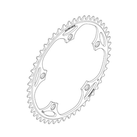 シマノ(SHIMANO)/サイクル Y16S50001 チェーンリング 50T(1/2&times;1/8)NJS｜ナチュラム キャンプ専門店