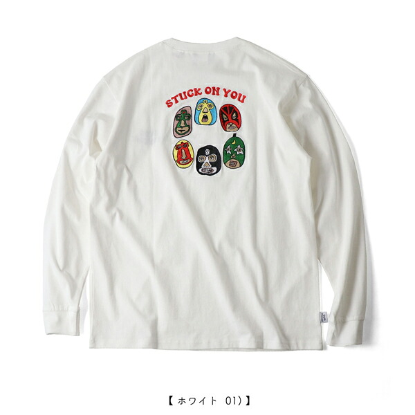 gym master(ジムマスター) 7.4oz STUCK ON YOU 刺繍ロンTee G421731 全3色