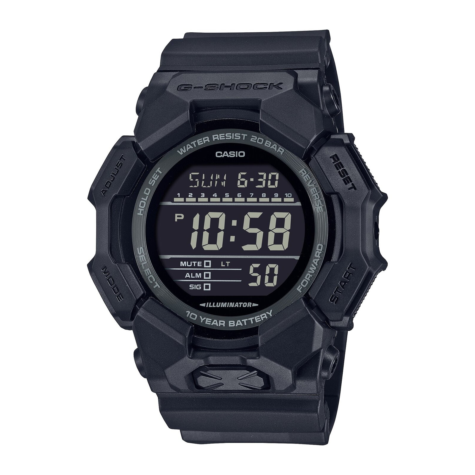 G-SHOCK(ジーショック) 【国内正規品】GD-010-1A1JF 20気圧防水 ブラック GD-010-1A1JF