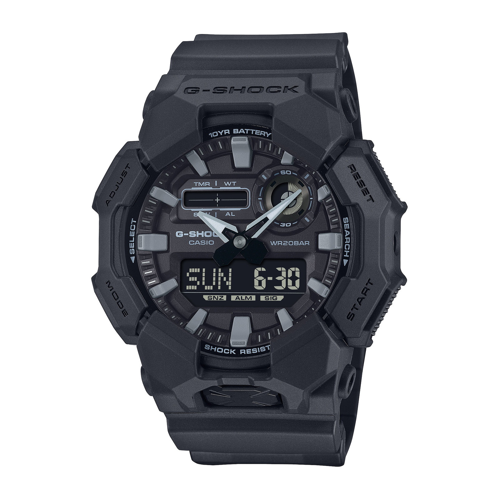 G-SHOCK(ジーショック) 【国内定め事品】GA-010-1A1JF 20空圧雨合羽 黒いこと GA-010-1A1JF