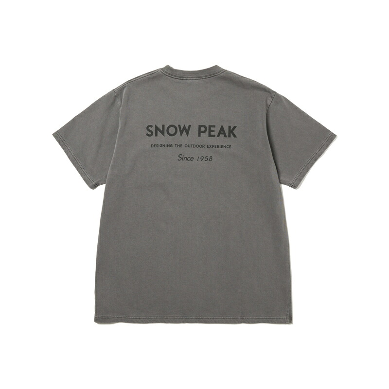 スノーピーク(snow peak) Garment Dyed T-Shirt 全3色 全2サイズ