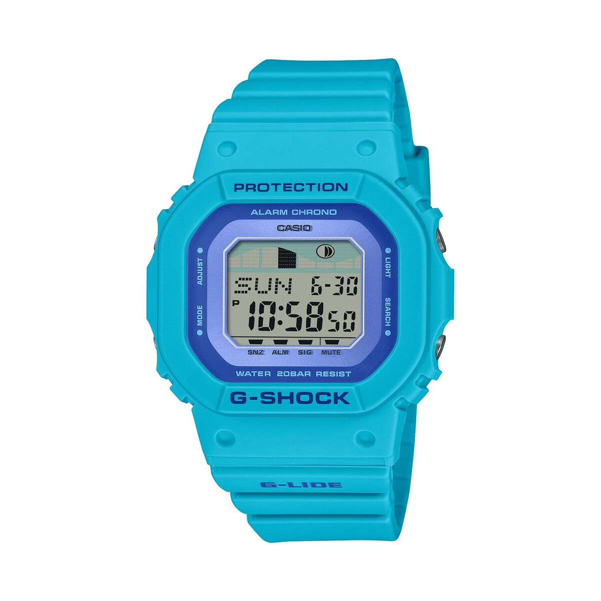 G-SHOCK(ジーショック) 【国内決まり品】GLX-S5610-2JF 20空圧雨合羽 青色 GLX-S5610-2JF 男女兼用腕時計-腕時計