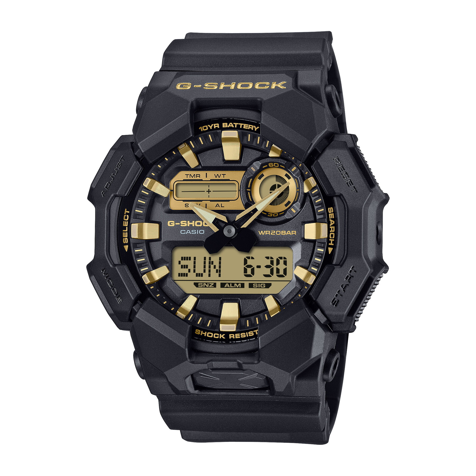 G-SHOCK(ジーショック) 【国内正規品】GA-010GB-1A9JF 20気圧防水 ブラック GA-010GB-1A9JF