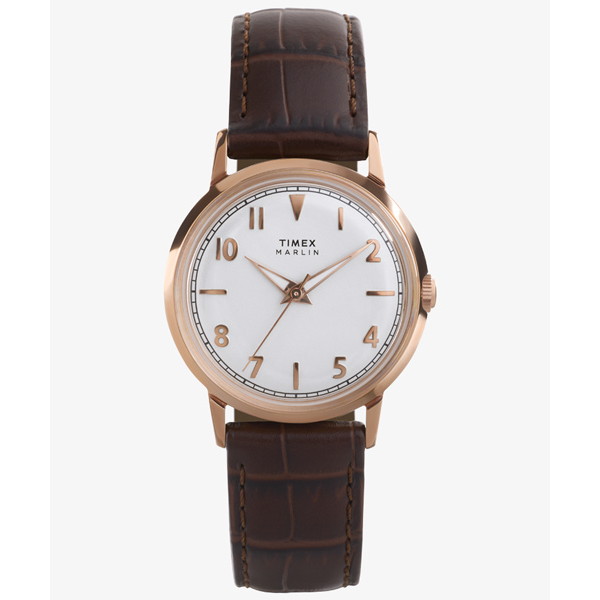 TIMEX(タイメックス) 【国内正規品】マーリン クォーツ ブラウン/ローズゴールド TW2Y37700｜ナチュラム キャンプ専門店