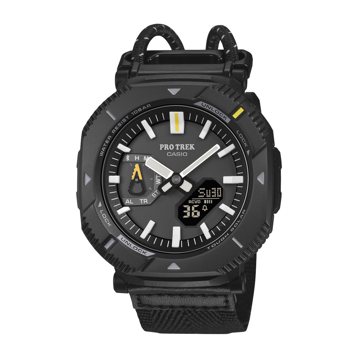 PROTREK(プロトレック) 【国内置き目品】PRJ-B001B-1JF 10空圧雨合羽 黒いこと PRJ-B001B-1JF