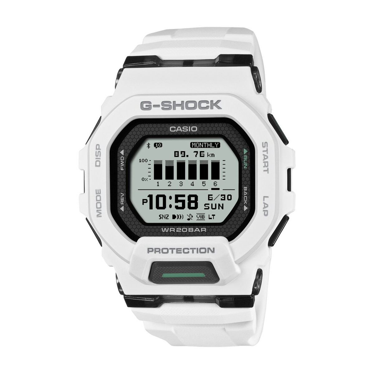 G-SHOCK(ジーショック) 【国内置き目品】GBD-200-7JF 20空圧雨合羽 白いこと GBD-200-7JF