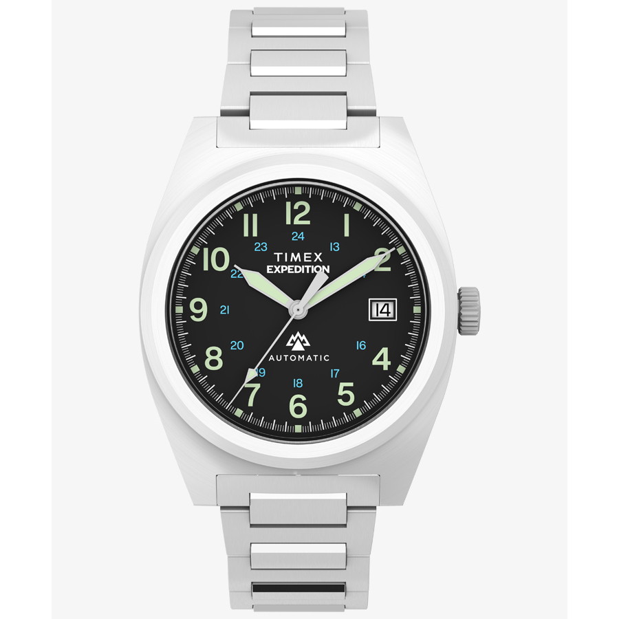 TIMEX(タイメックス) 【国内正規品】エクスペディション キャップストーン オートマチック シルバー/ブラック TW2Y39600