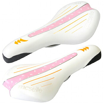 mcselle(マクセラ) Traiathlon サドル 白いこと×さくら色 YD-59