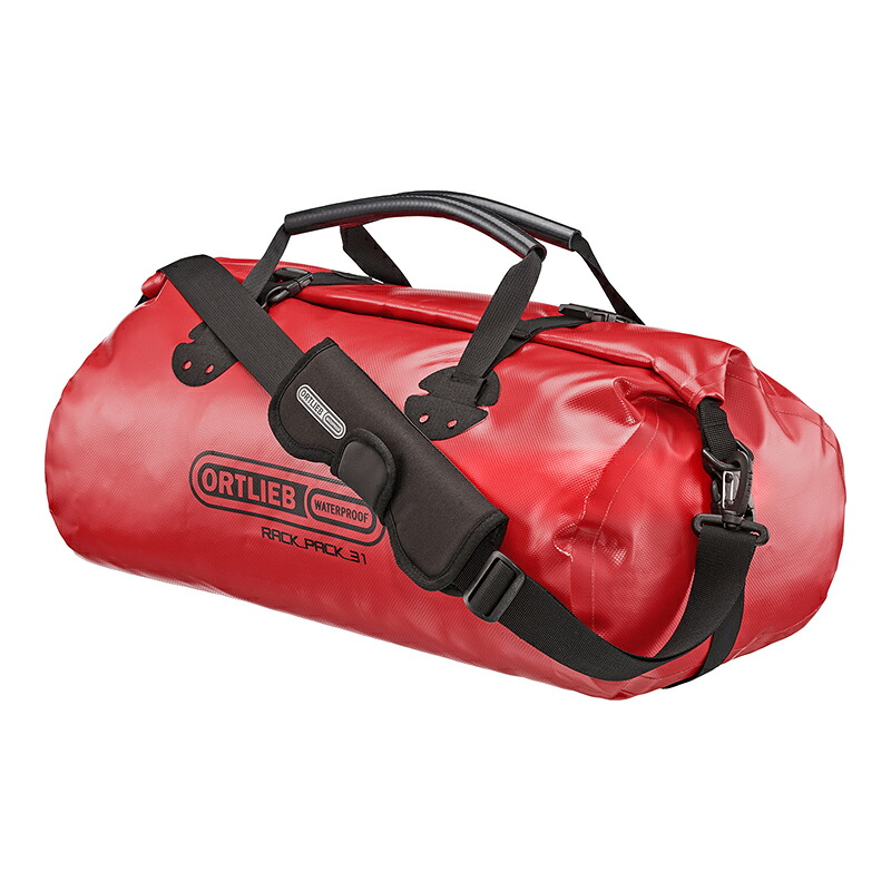 ORTLIEB(オルトリーブ) 【正規品】ラックパック 防水IP64 ボストン/スポーツ/トラベル 31L/M レッド OR-K40|ナチュラム 支店