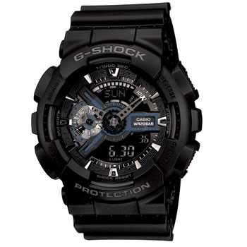 G-SHOCK(ジーショック) 【国内置き目品】GA-110-1BJF 20空圧雨合羽 黒いこと×青色 GA-110-1BJF