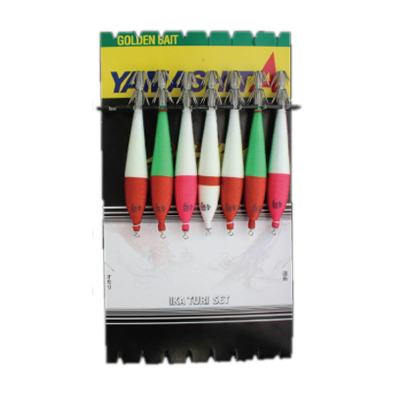 楽天市場】ヤマシタ(YAMASHITA) イカ用品 イカ釣セット ON 4-2KN 7本A