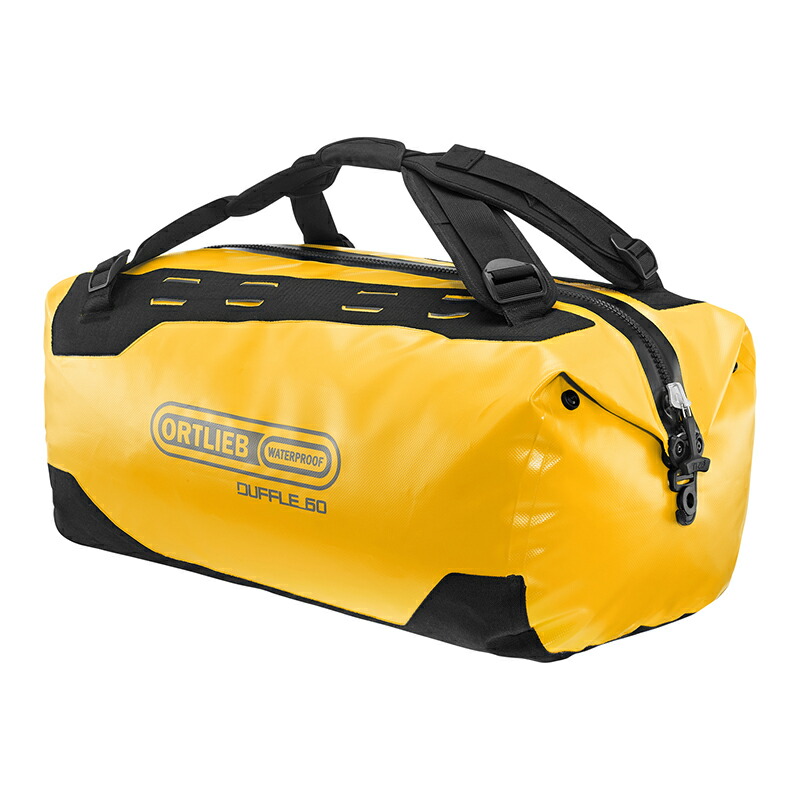 ORTLIEB(オルトリーブ) 【正規品】ダッフル バッグパック 2WAY 防水IP67 タイジップ 60L/S サンイエロー OR-K1433