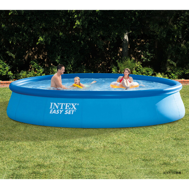 新品本物INTEX インテックスイージーセットプール 396&times;84cm 直径396cm #28143 ナチュラム 市場支店