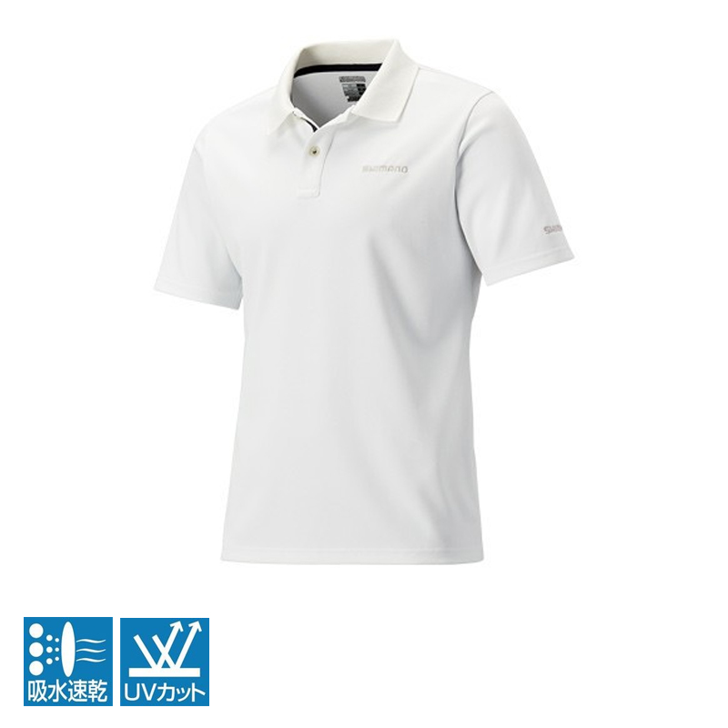 SH-074R ポロシャツ(半袖) 2XL ホワイト