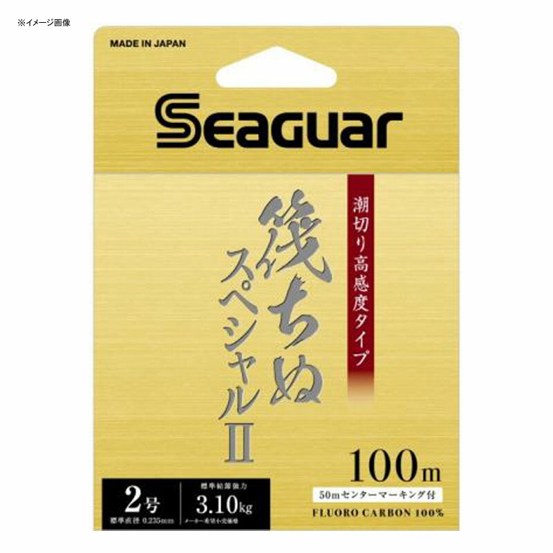 シーガー 筏ちぬスペシャルII 100m 3号 クリアー