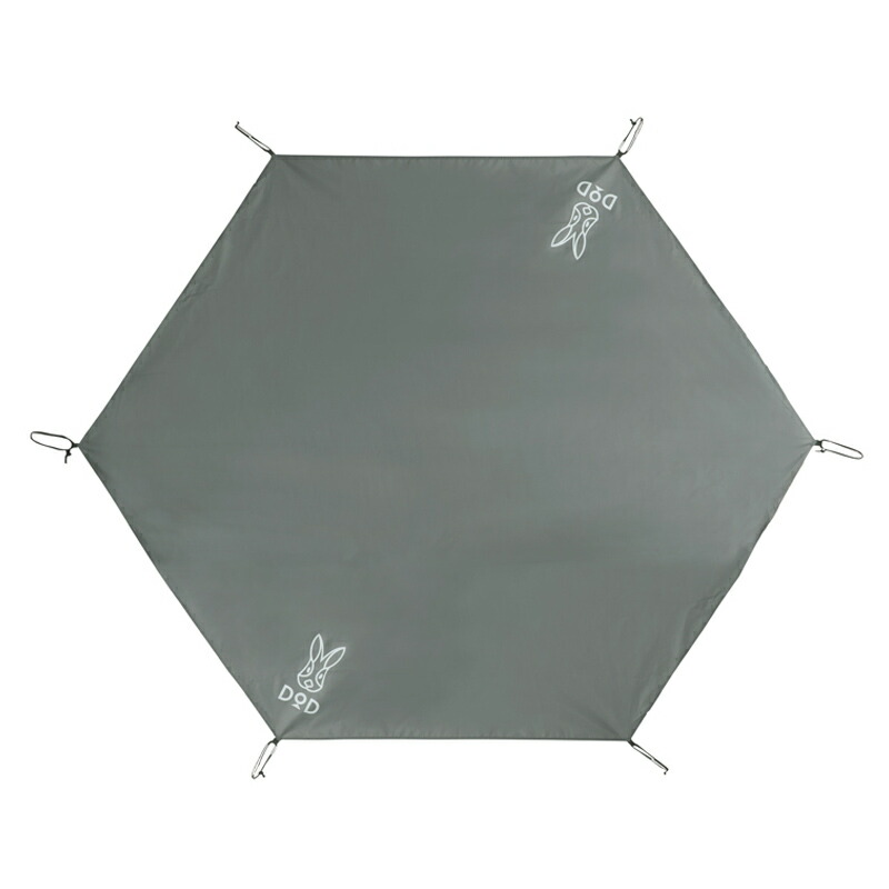 楽天市場】DOD(ディーオーディー) ワンポールテントS用グランド