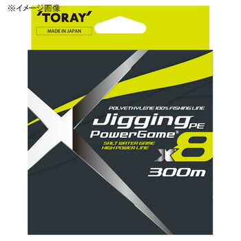 ジギングPEパワーゲーム ×8 300m 1号/16lb 10m毎5色分け
