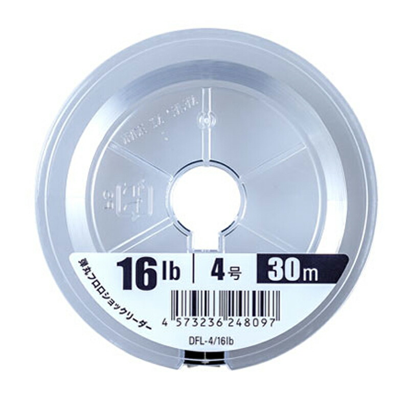 弾丸 フロロショックリーダー 30m 1.5号/6lb