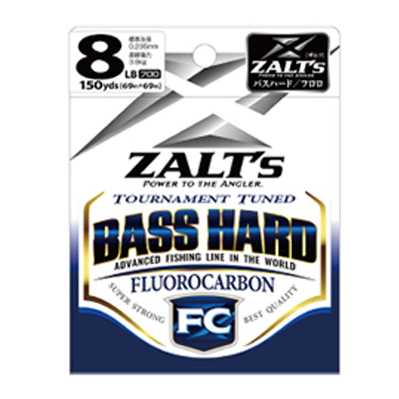 ZALT’s BASS HARD(ザルツ バス ハード) フロロカーボン 138m 2号/8LB ナチュラル