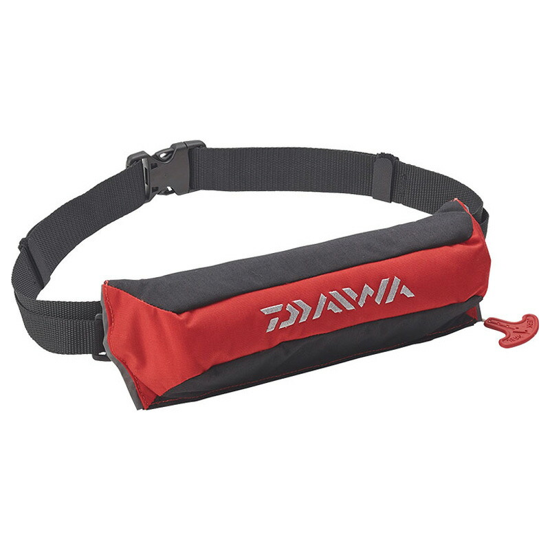 【新品未使用】自動膨張式ライフジャケット DF-2220 グレー DF-2220 コンパクトライフジャケット(ウエストタイプ自動・手動