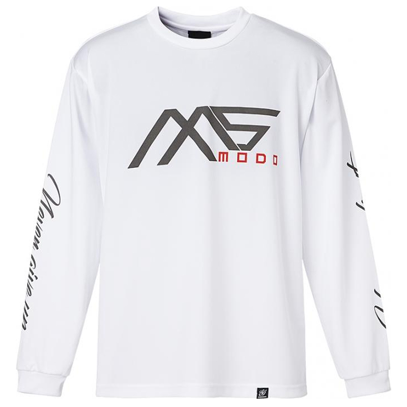 MS-modo ドライロングTシャツ type1 M ホワイト