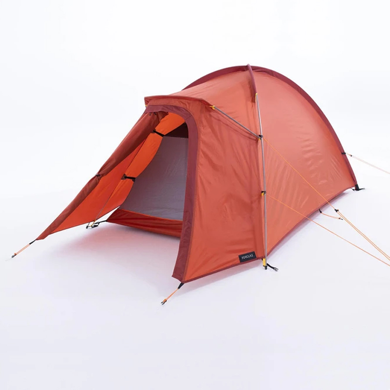 キャンプ･トレッキング･登山用テント 3シーズン用 自立式 TREK 100 2人用 2人用 テラコッタ