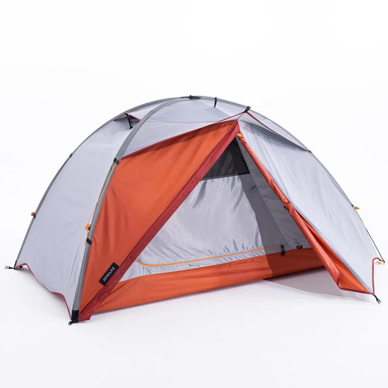 キャンプ･トレッキング･登山用 テント 3シーズン用 自立式ドーム型 TREK 500 2人用 2人用 ライトグレー