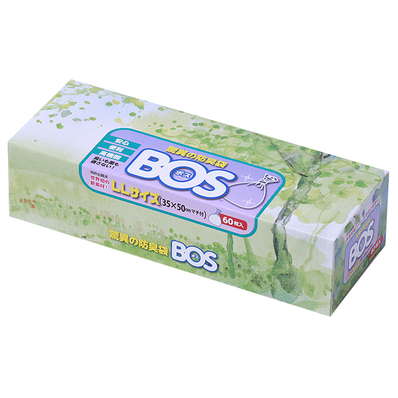 驚異の防臭袋 BOS 箱型 60枚入 LLサイズ