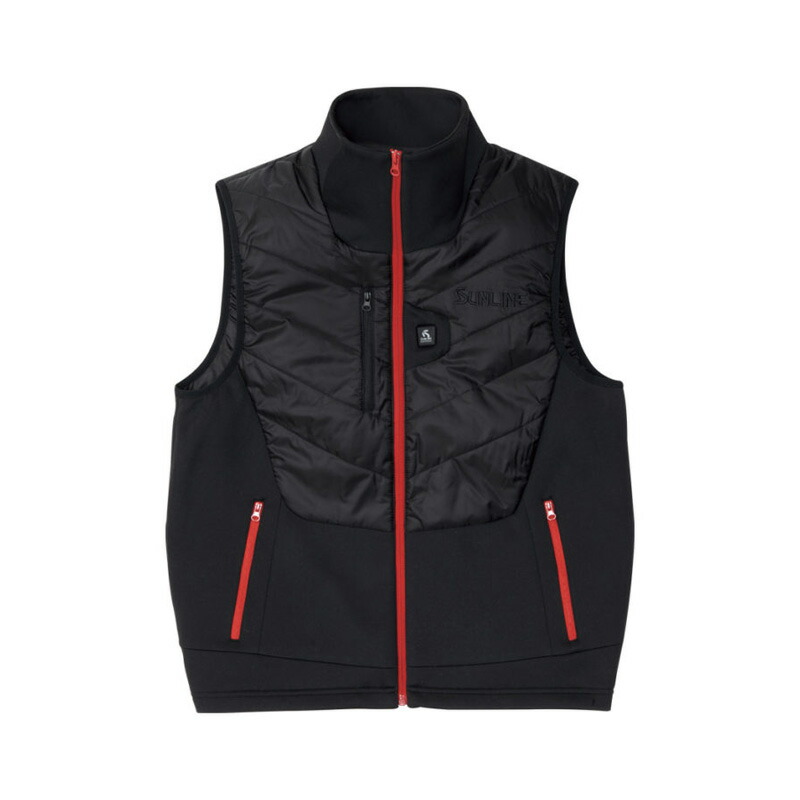 サンライン Sunline Ev Hot ヒーターベスト 3l ブラック Scw 6122 Sermus Es