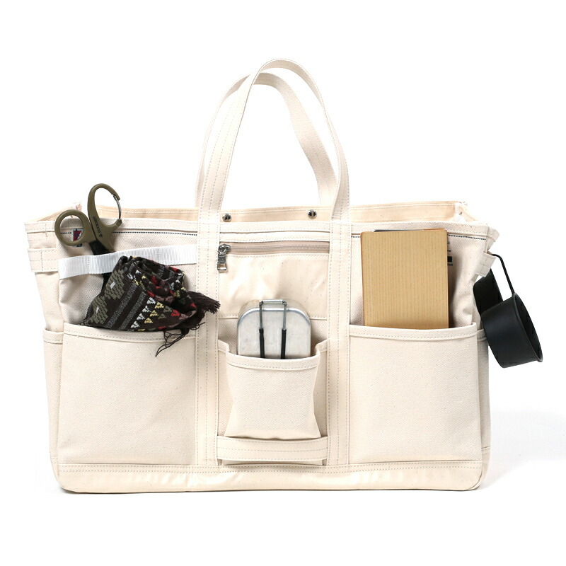 AS2OV アッソブ ALBERTON CANVAS TOTE アルバートン キャンバストート M BEIGE 181901-20 ファッション通販