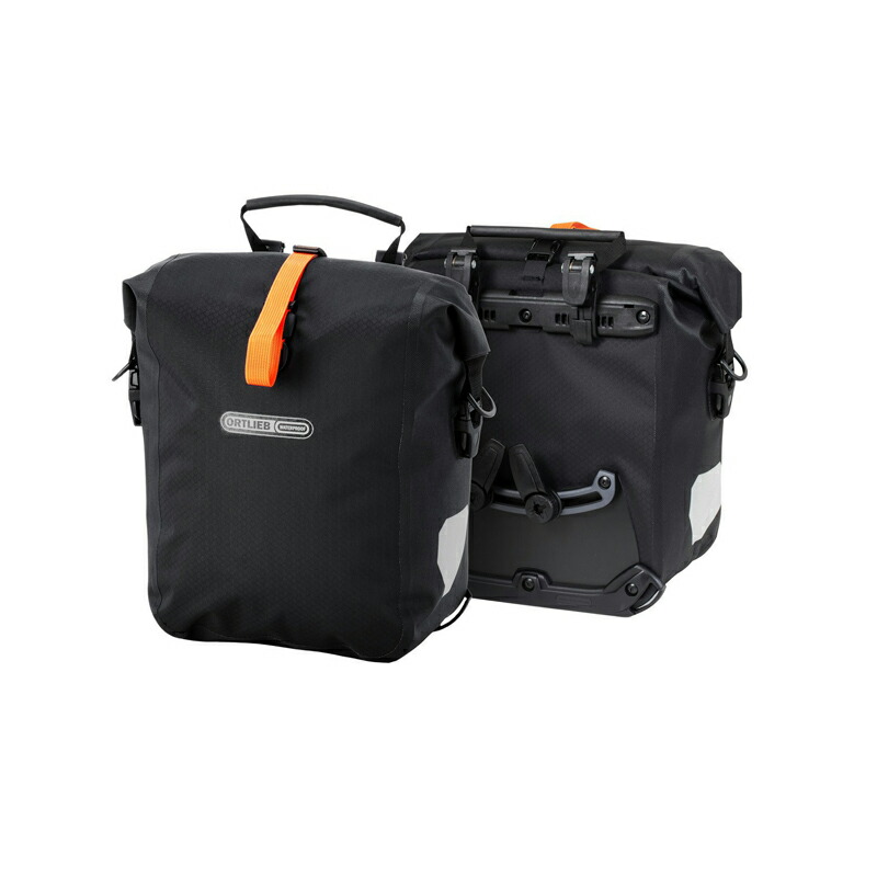 ORTLIEB 防水サドルバッグ ブラック　30L(ペア) ORTLIEB 完全防水 サドルバッグ 2 / 4.1L オルトリーブ