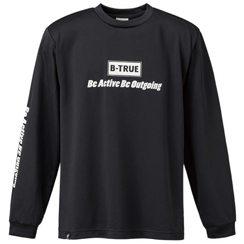 B-TRUE ドライロングTシャツ Bタイプ L ブラック